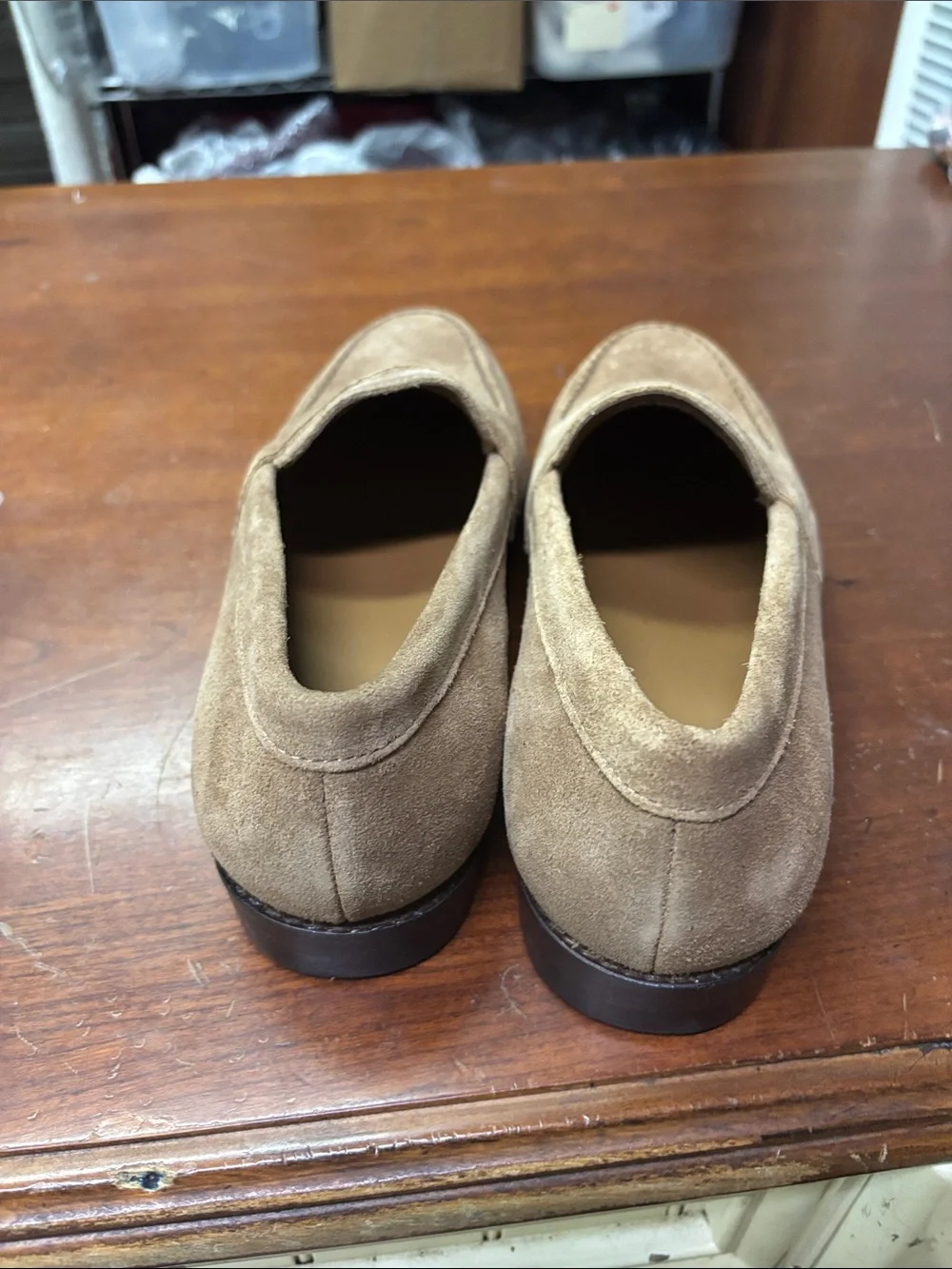 J Crew Tan Suede Dressy Loafers - Picture 3 of 5